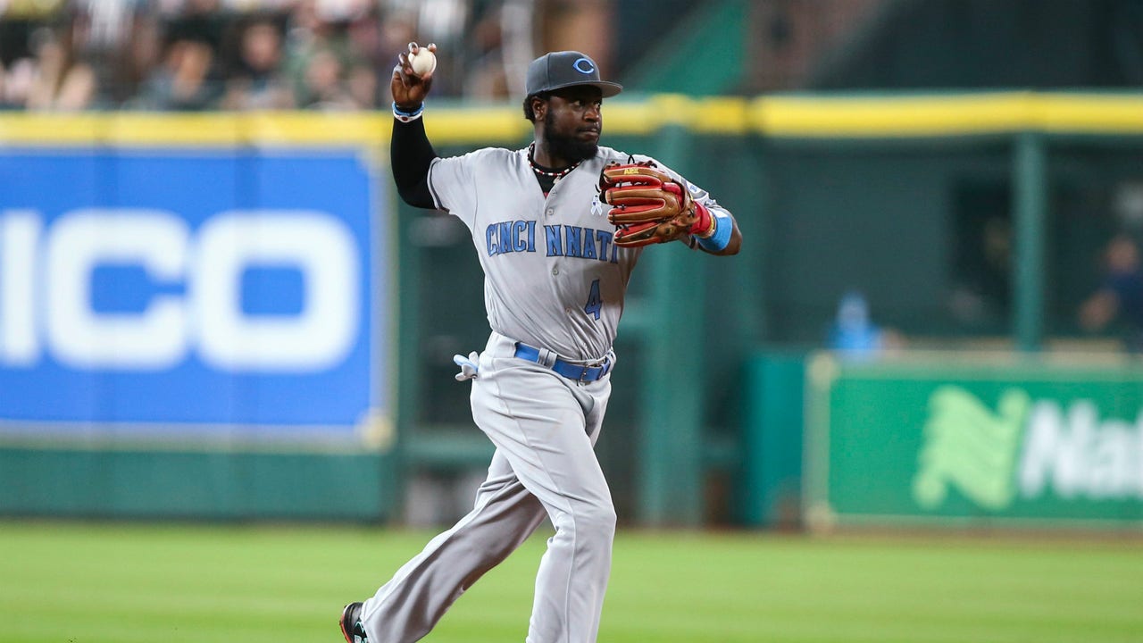 Hamilton, Phillips flash the leather in 6-0 loss to Astros